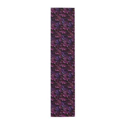 Purple Florals Table Runner (Cotton, Poly)