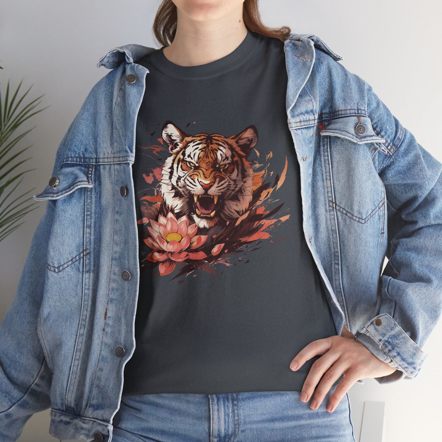 Lotus Tiger Unisex Heavy Cotton Tee
