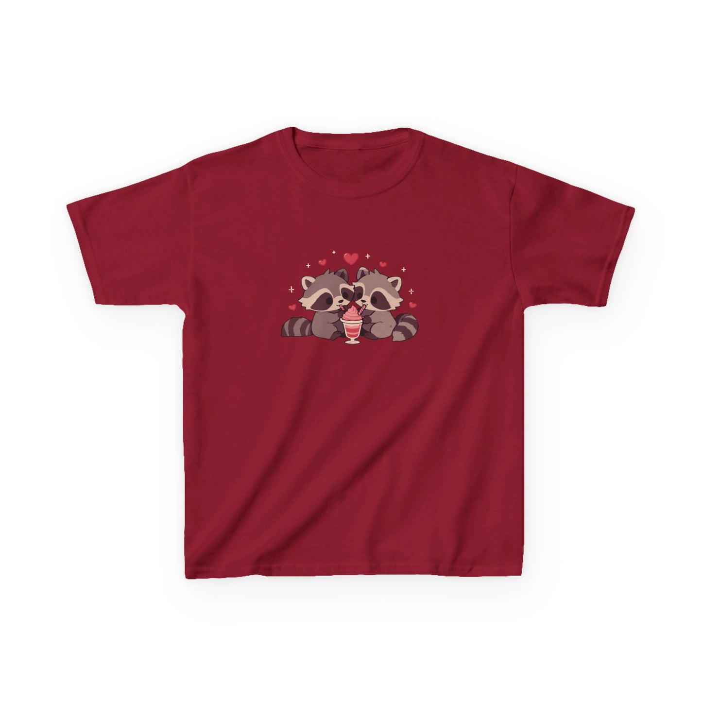 Raccoons Sharing Milkshake Kids Heavy Cotton™ Tee