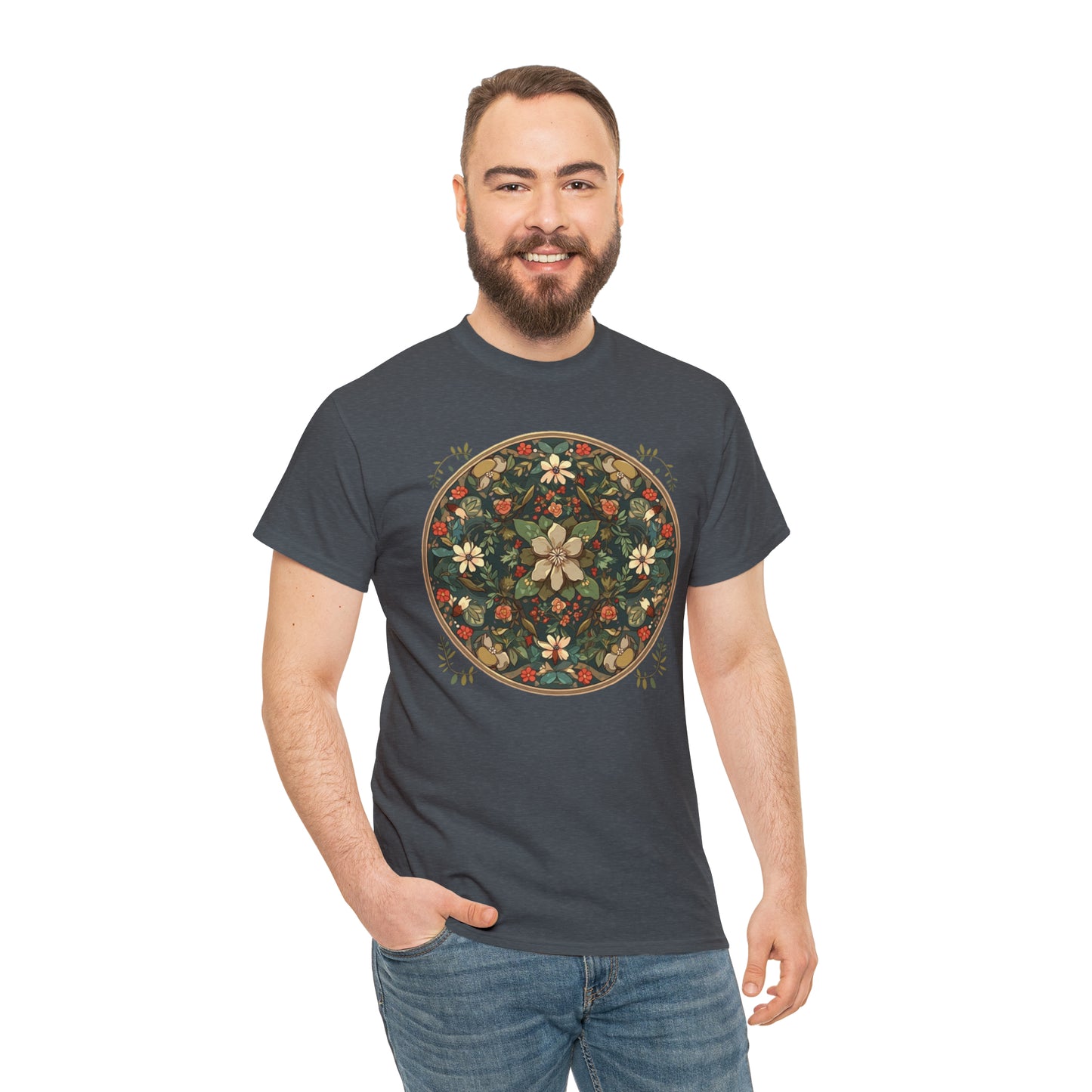 Druidic Mandala Unisex Heavy Cotton Tee