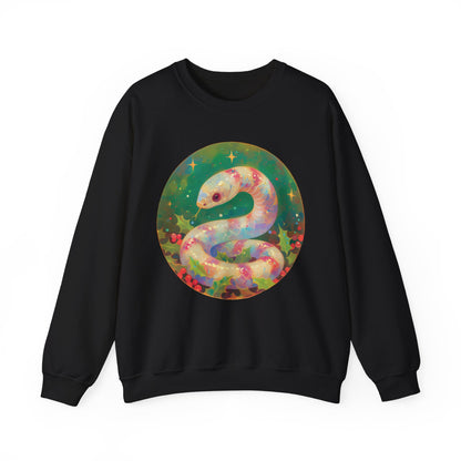 Candy Stripe Snake Unisex Heavy Blend™ Crewneck Sweatshirt