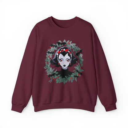Vampire Wreath Unisex Heavy Blend™ Crewneck Sweatshirt