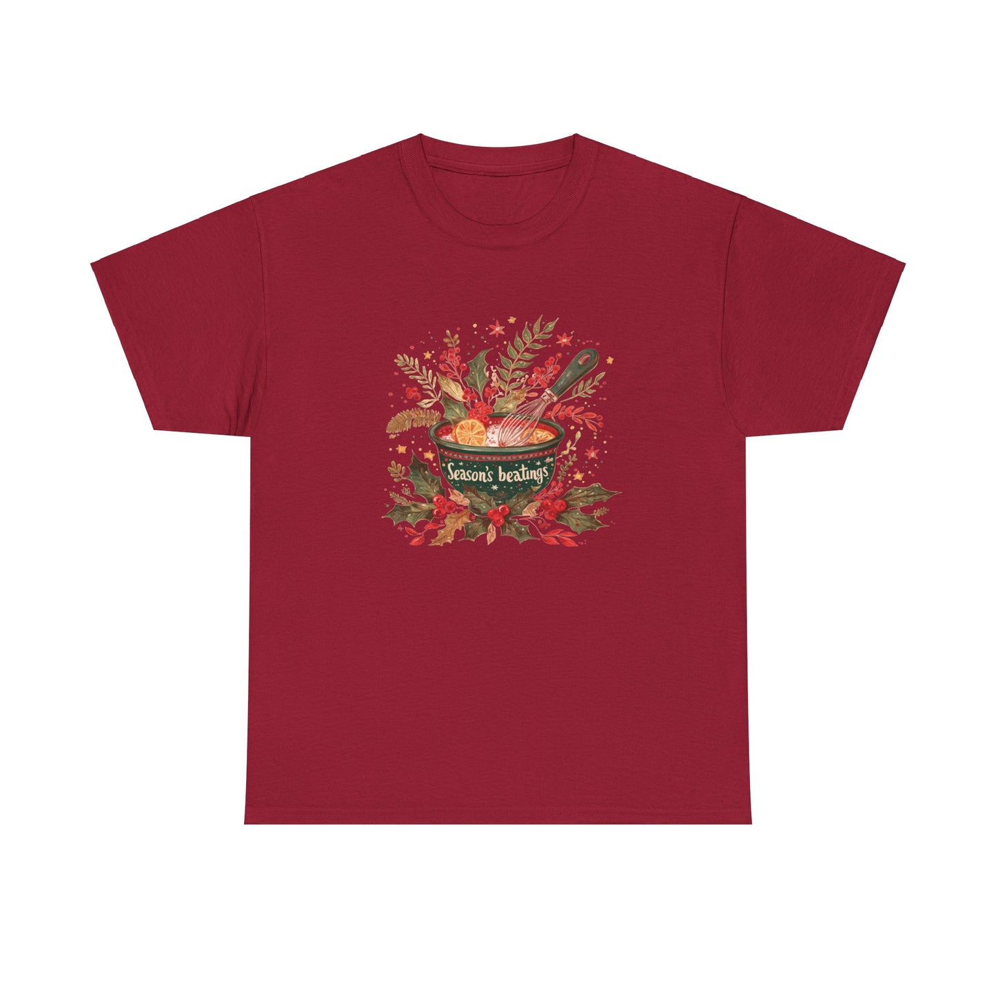 Season's Beatings (Baking) Unisex Heavy Cotton Tee
