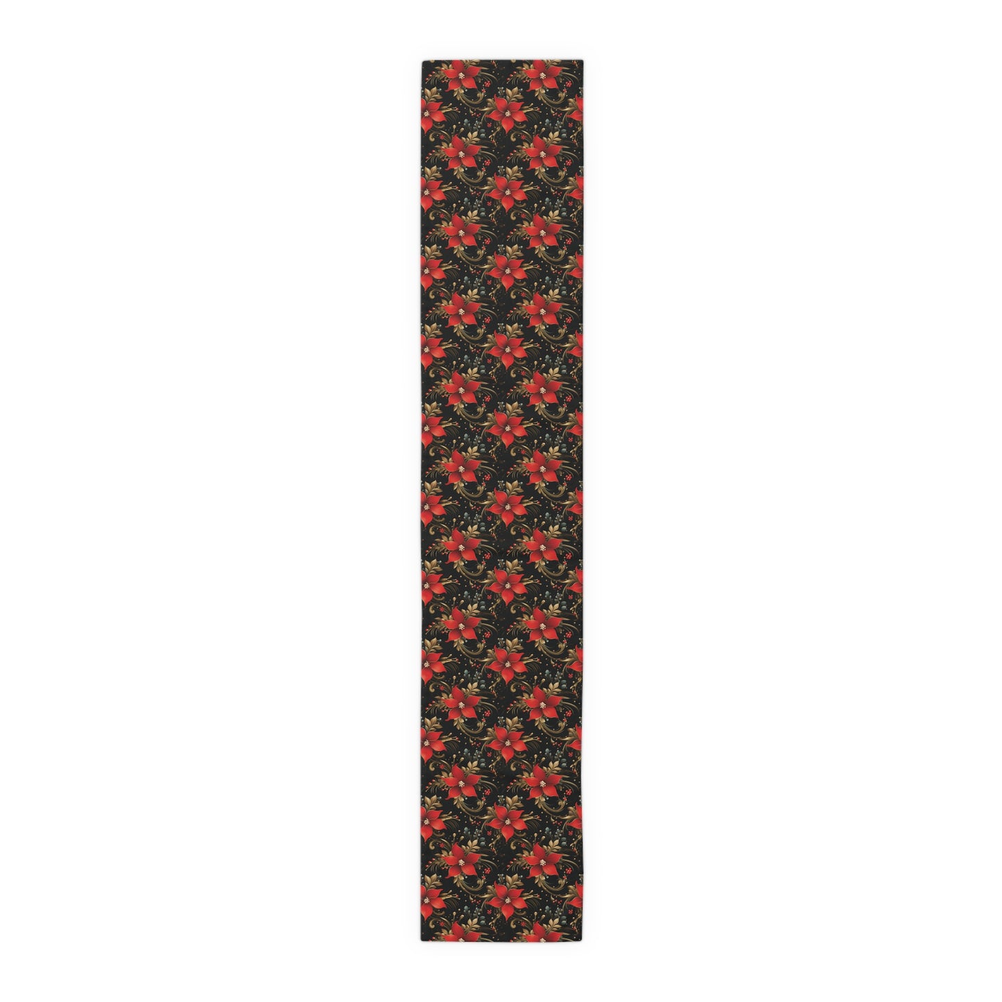 Pretty Poinsettias Table Runner (Cotton, Poly)