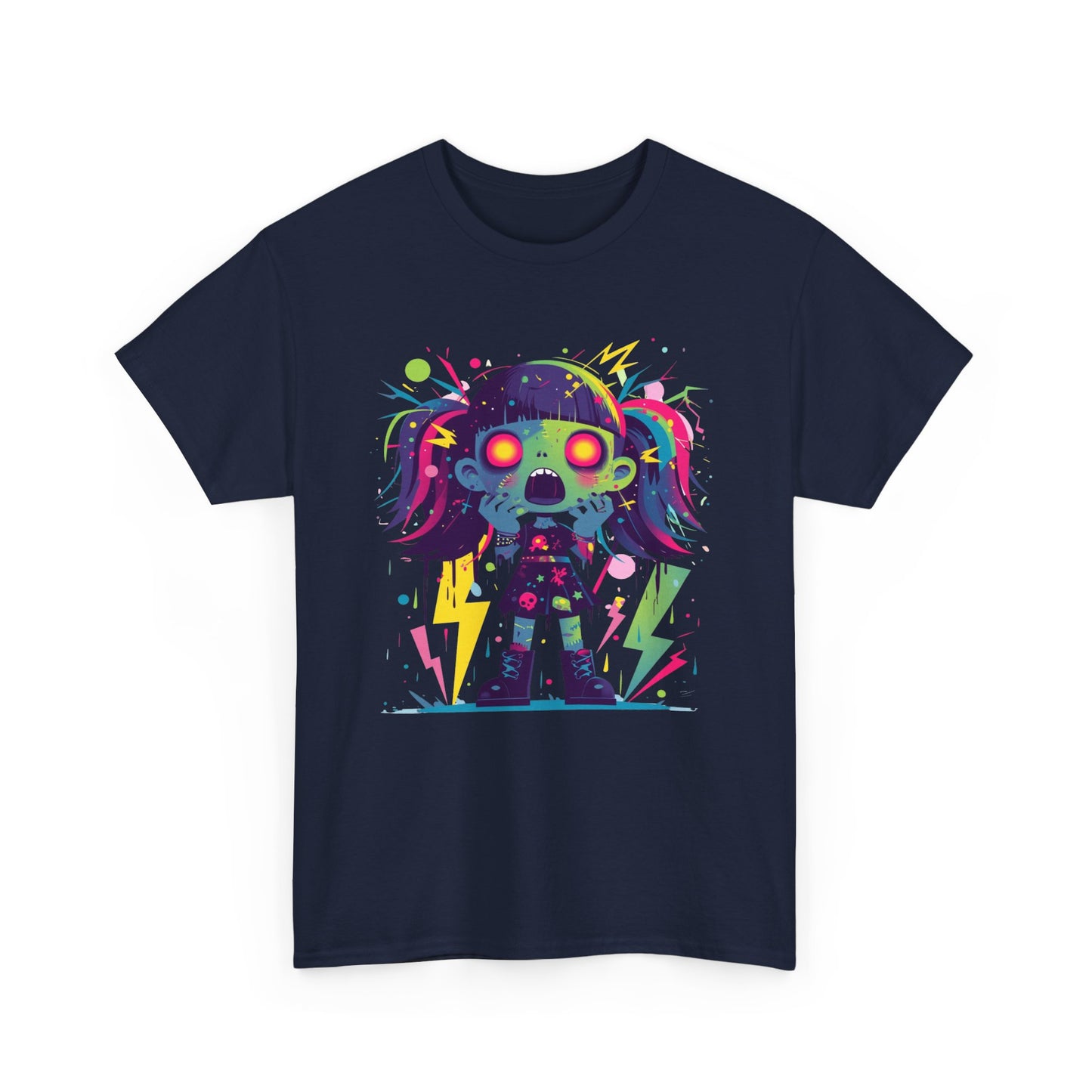 Electrified Zombie Unisex Heavy Cotton Tee