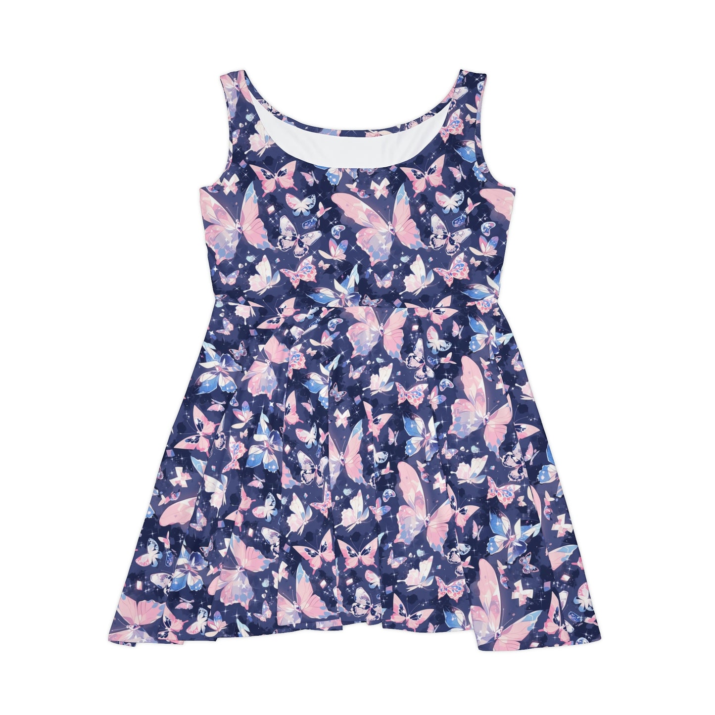 Crystal Butterflies Women's Skater Dress (AOP)