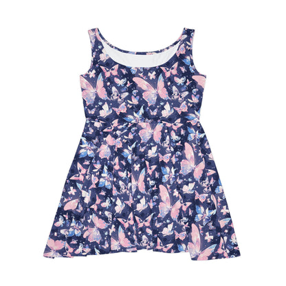 Crystal Butterflies Women's Skater Dress (AOP)
