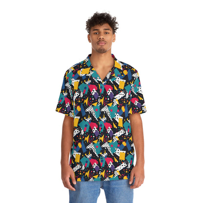 Arcade Men's Hawaiian Shirt (AOP)
