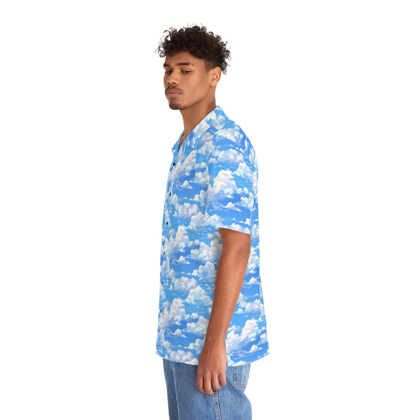Clear Skies Men's Hawaiian Shirt (AOP)