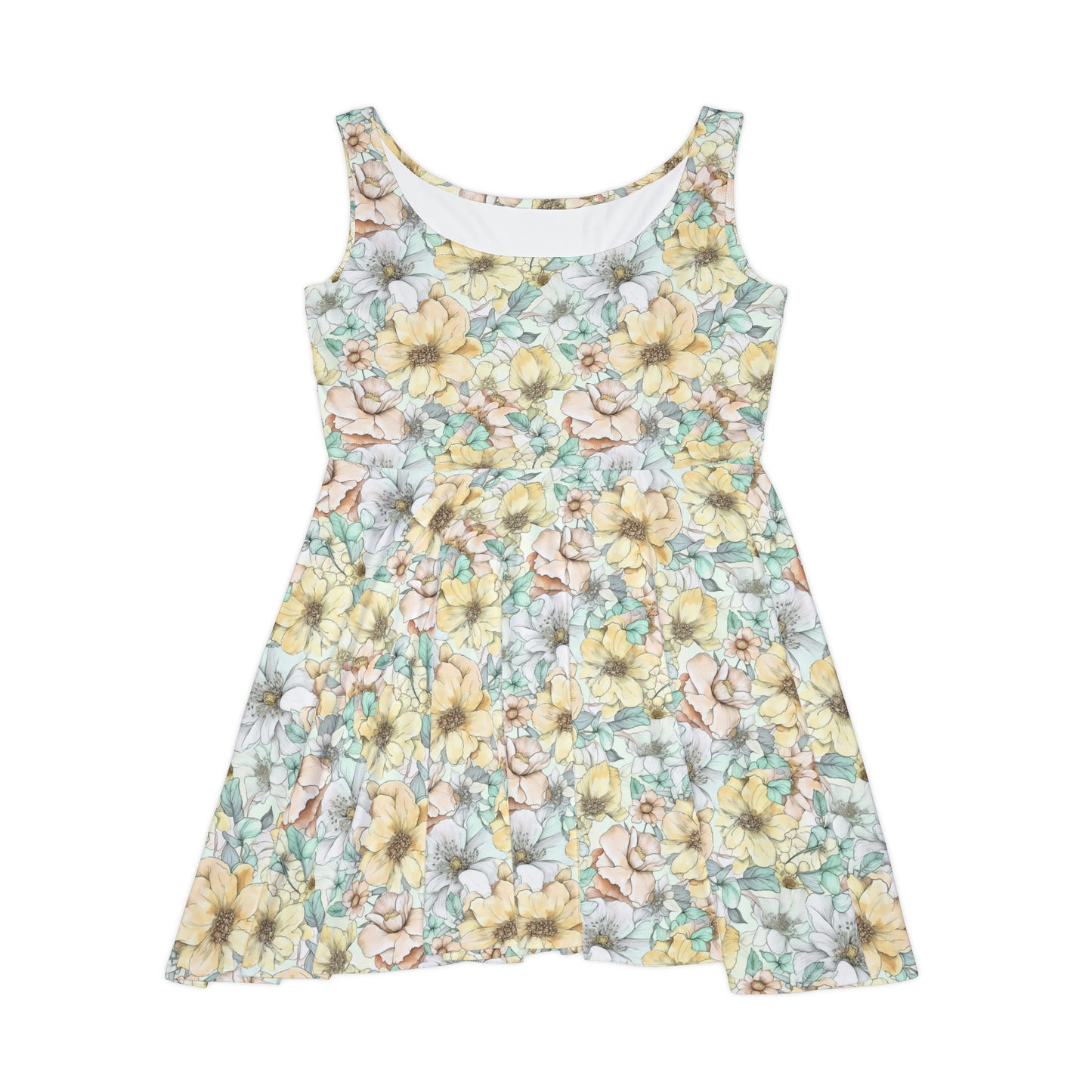Spring Flowers Women's Skater Dress (AOP)