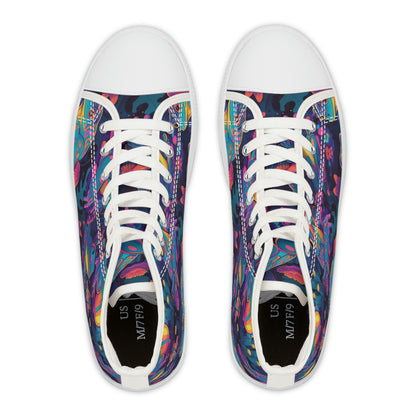 Funky Frogs Women's High Top Sneakers