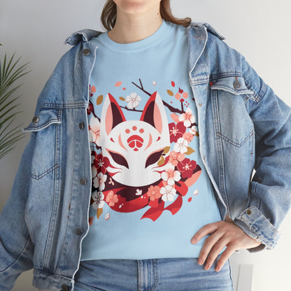 Kitsune Mask Unisex Heavy Cotton Tee