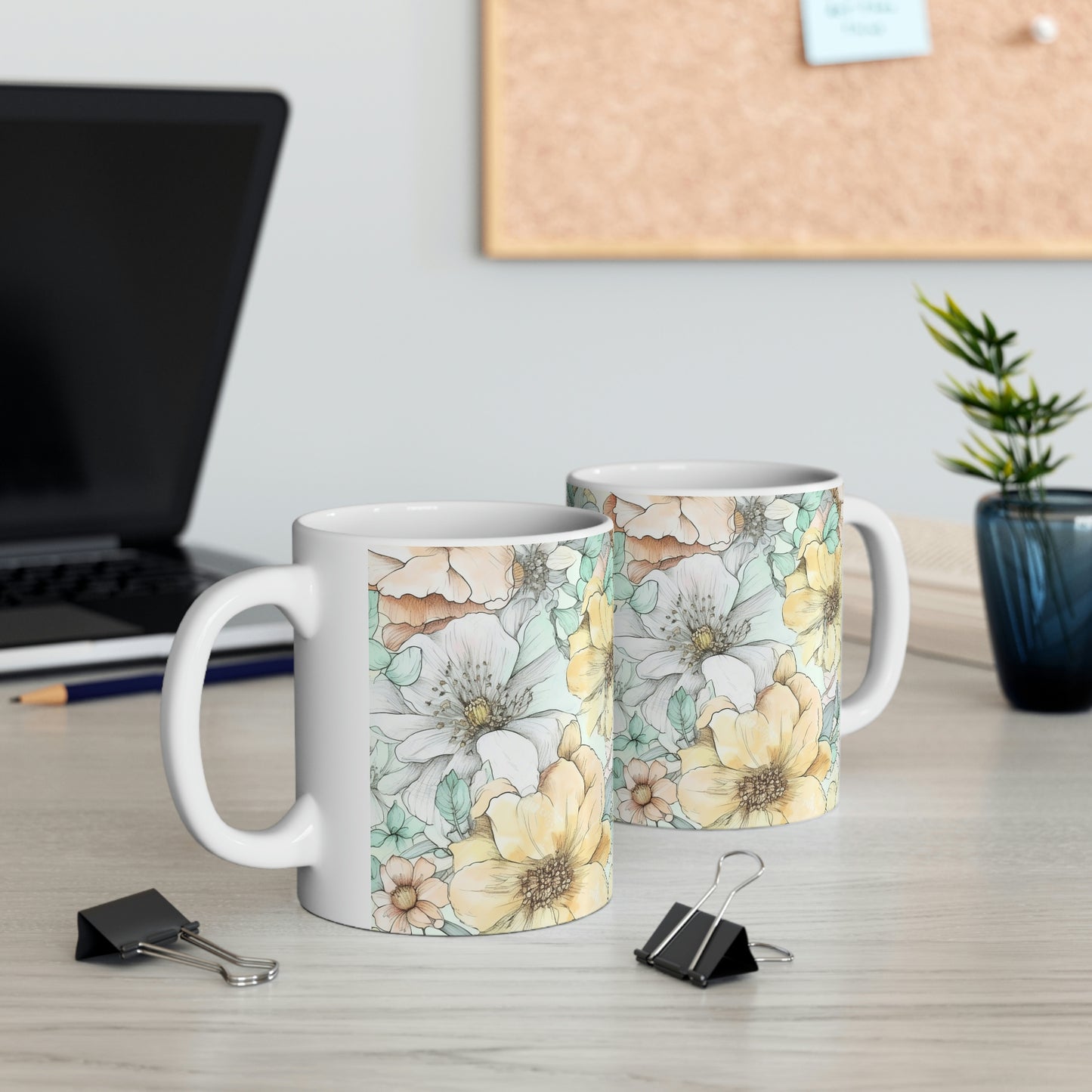 Spring Flowers Ceramic Mug 11oz
