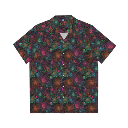 Alien Webs Men's Hawaiian Shirt (AOP)