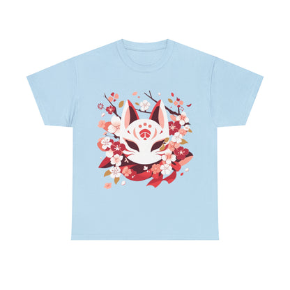 Kitsune Mask Unisex Heavy Cotton Tee