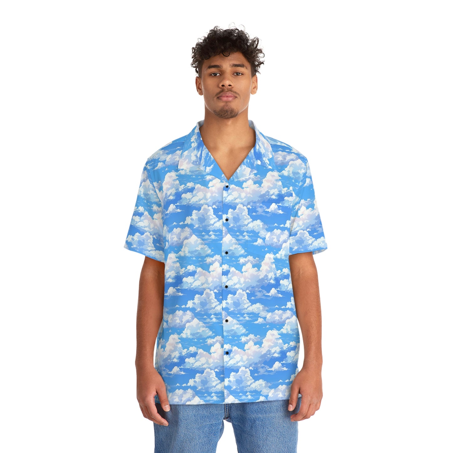Clear Skies Men's Hawaiian Shirt (AOP)