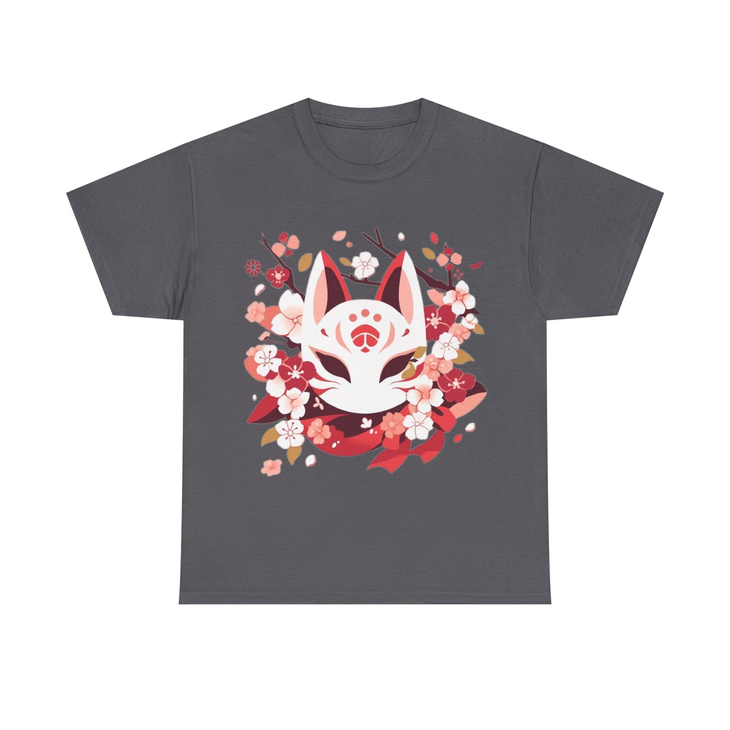 Kitsune Mask Unisex Heavy Cotton Tee
