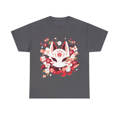 Kitsune Mask Unisex Heavy Cotton Tee