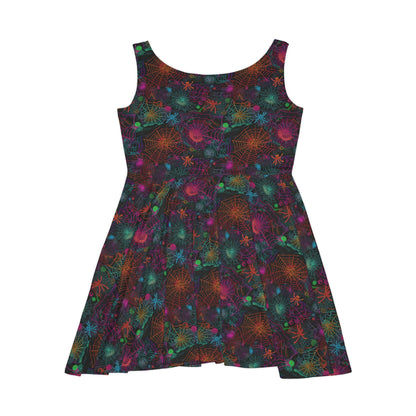 Alien Webs Women's Skater Dress (AOP)