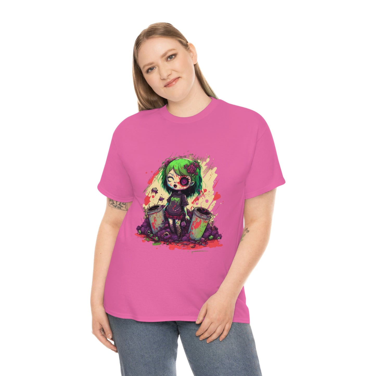 Stay Away From My Garbage Unisex Heavy Cotton Tee