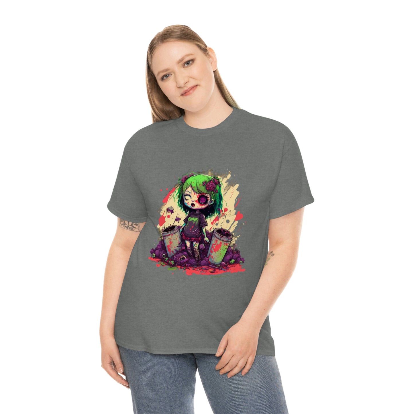 Stay Away From My Garbage Unisex Heavy Cotton Tee