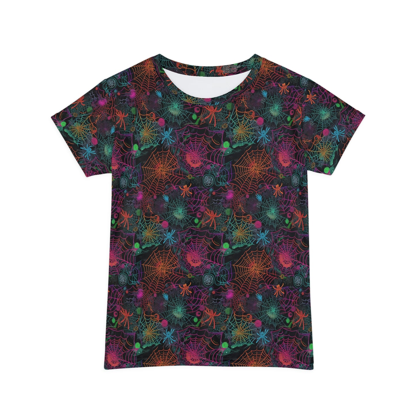 Alien Webs Women's Short Sleeve Shirt (AOP)