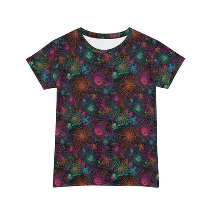 Alien Webs Women's Short Sleeve Shirt (AOP)