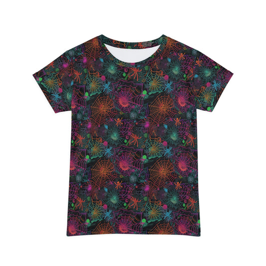 Alien Webs Women's Short Sleeve Shirt (AOP)