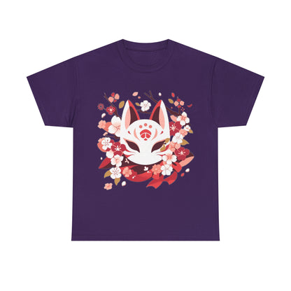 Kitsune Mask Unisex Heavy Cotton Tee