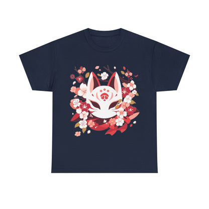 Kitsune Mask Unisex Heavy Cotton Tee