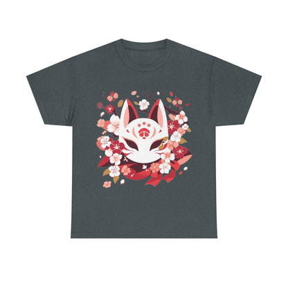 Kitsune Mask Unisex Heavy Cotton Tee