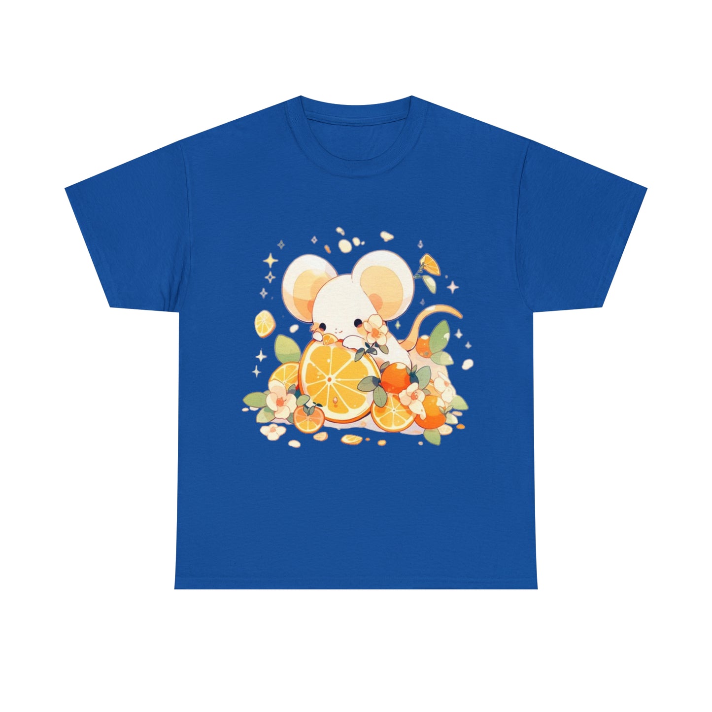 Orange Mouse Unisex Heavy Cotton Tee