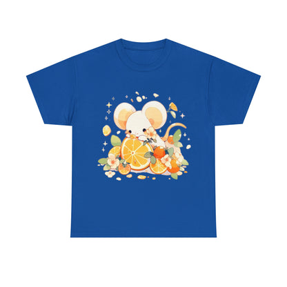 Orange Mouse Unisex Heavy Cotton Tee