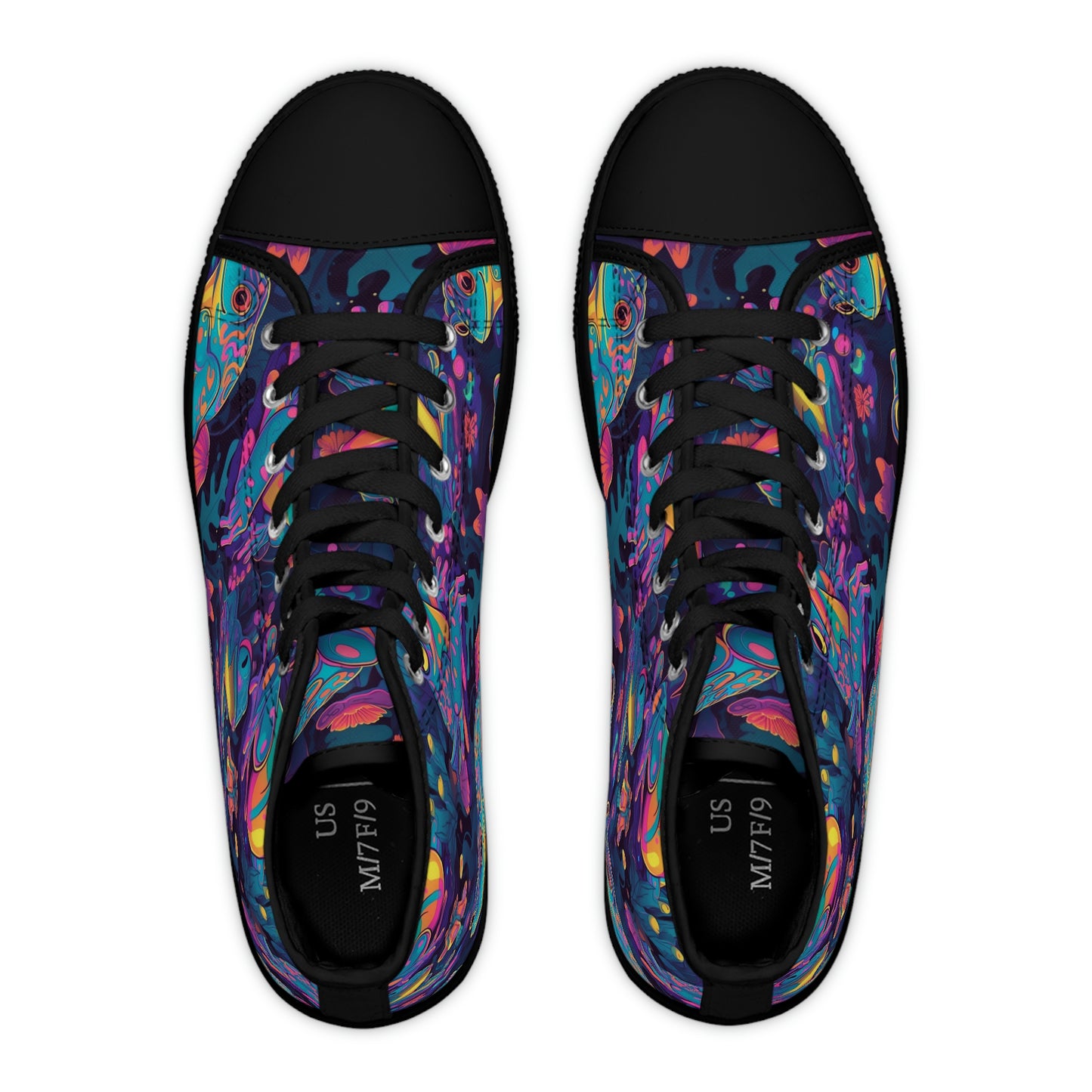 Funky Frogs Women's High Top Sneakers