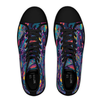 Funky Frogs Women's High Top Sneakers