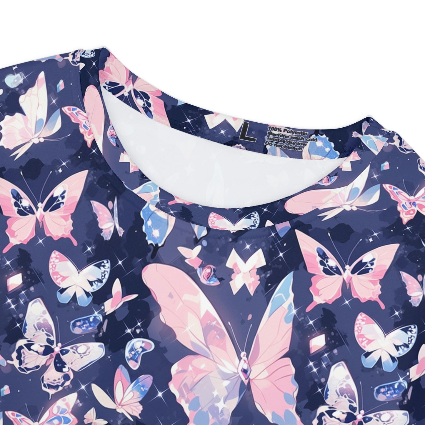 Crystal Butterflies Women's Short Sleeve Shirt (AOP)