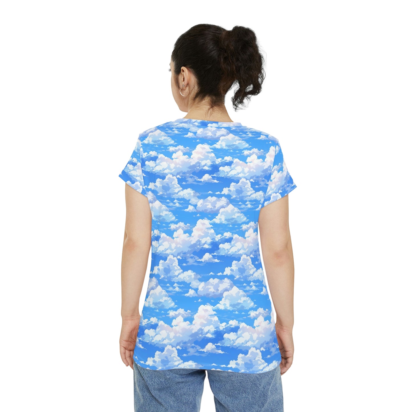 Clear Skies Women's Short Sleeve Shirt (AOP)