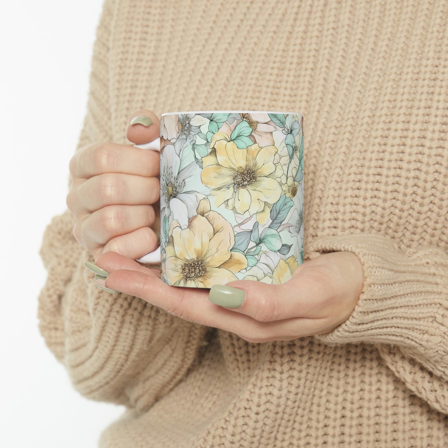 Spring Flowers Ceramic Mug 11oz
