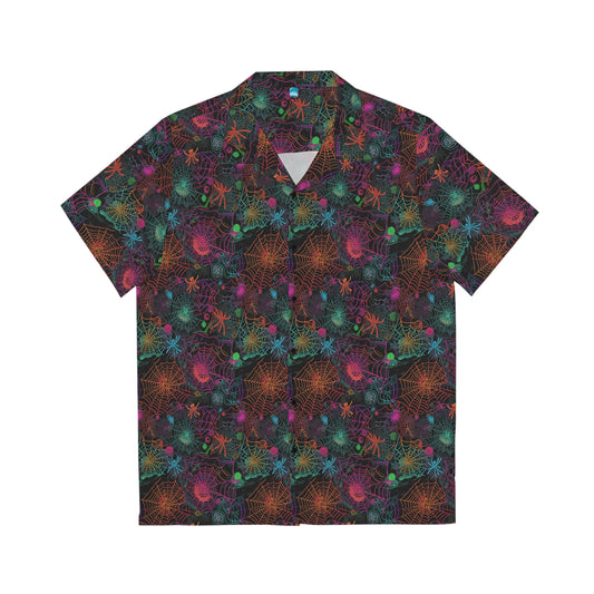 Alien Webs Men's Hawaiian Shirt (AOP)
