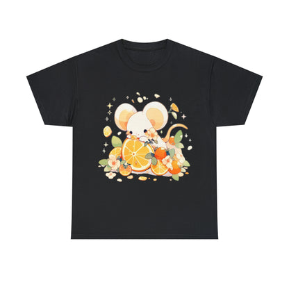 Orange Mouse Unisex Heavy Cotton Tee