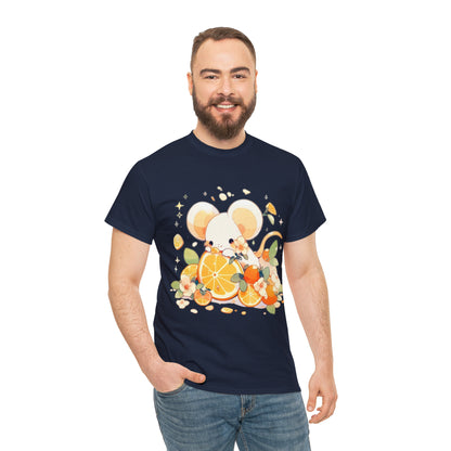 Orange Mouse Unisex Heavy Cotton Tee