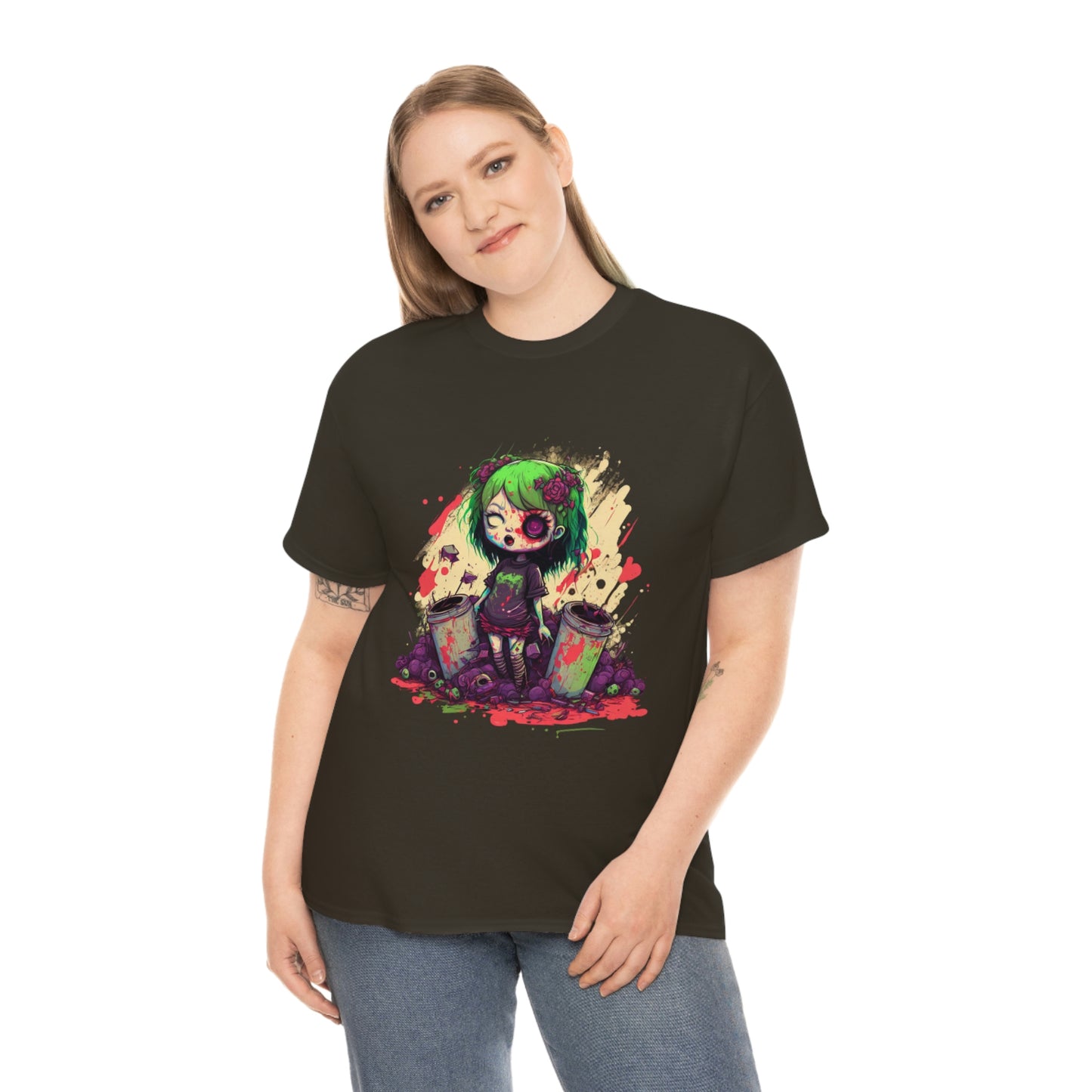 Stay Away From My Garbage Unisex Heavy Cotton Tee