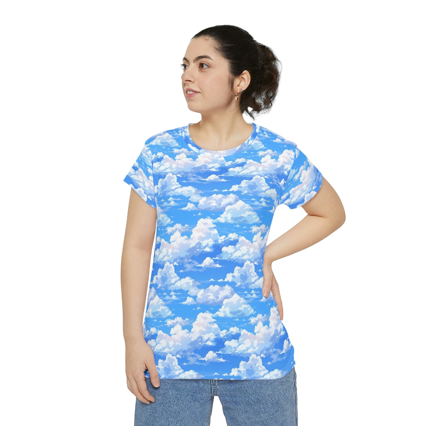 Clear Skies Women's Short Sleeve Shirt (AOP)
