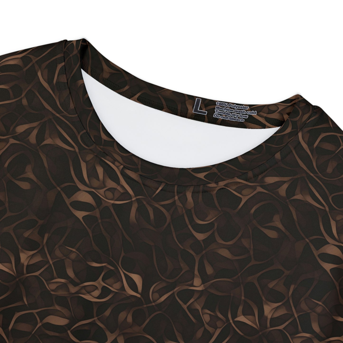 Coffee Swirl Women's Short Sleeve Shirt (AOP)