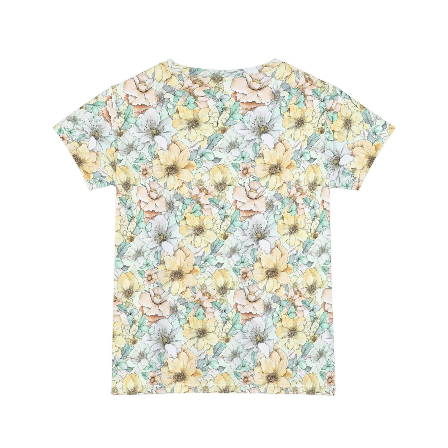 Spring Flowers Women's Short Sleeve Shirt (AOP)