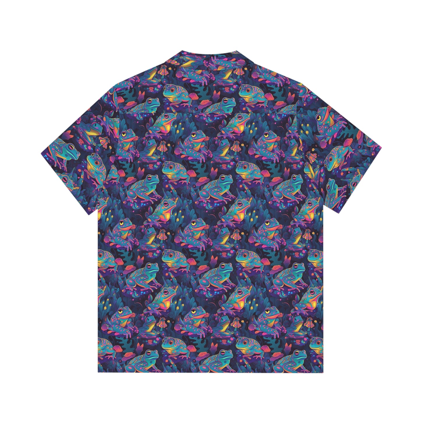 Funky Frogs Men's Hawaiian Shirt (AOP)