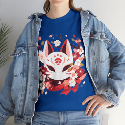 Kitsune Mask Unisex Heavy Cotton Tee