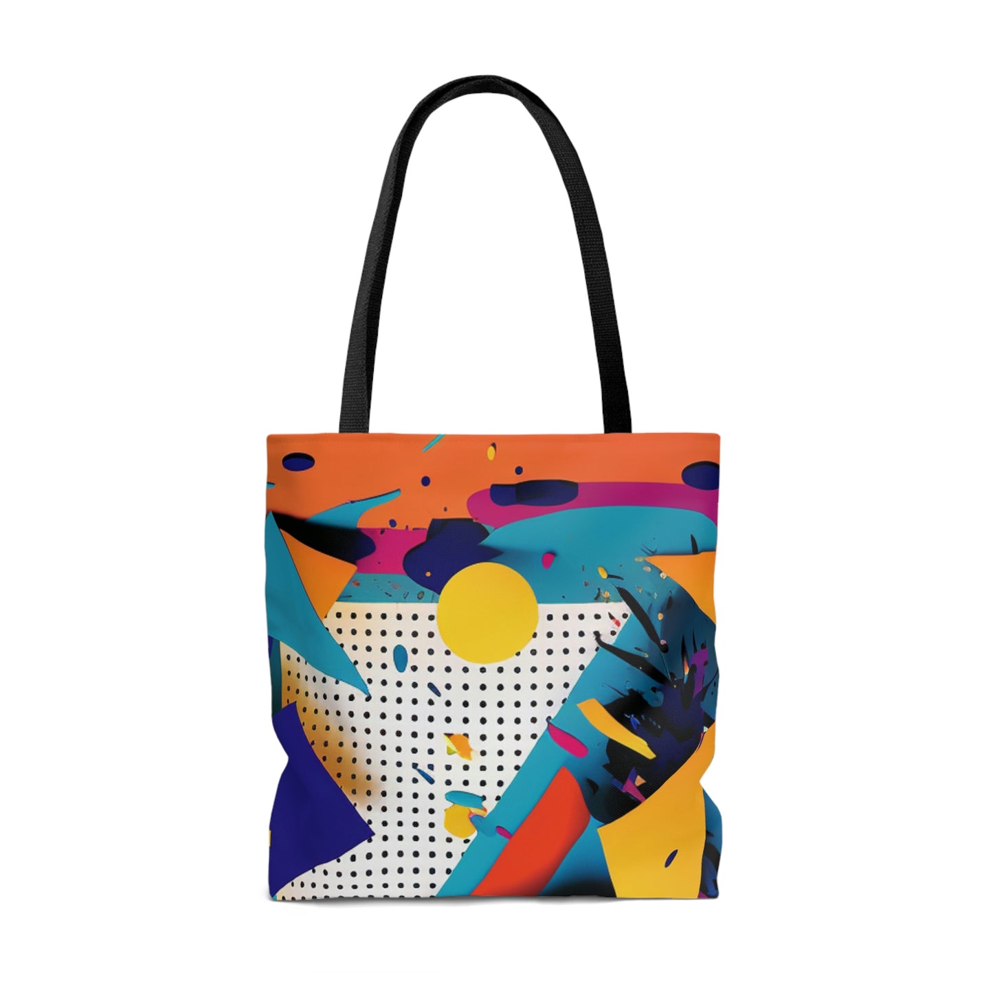 Memphis Confetti Art Tote Bag