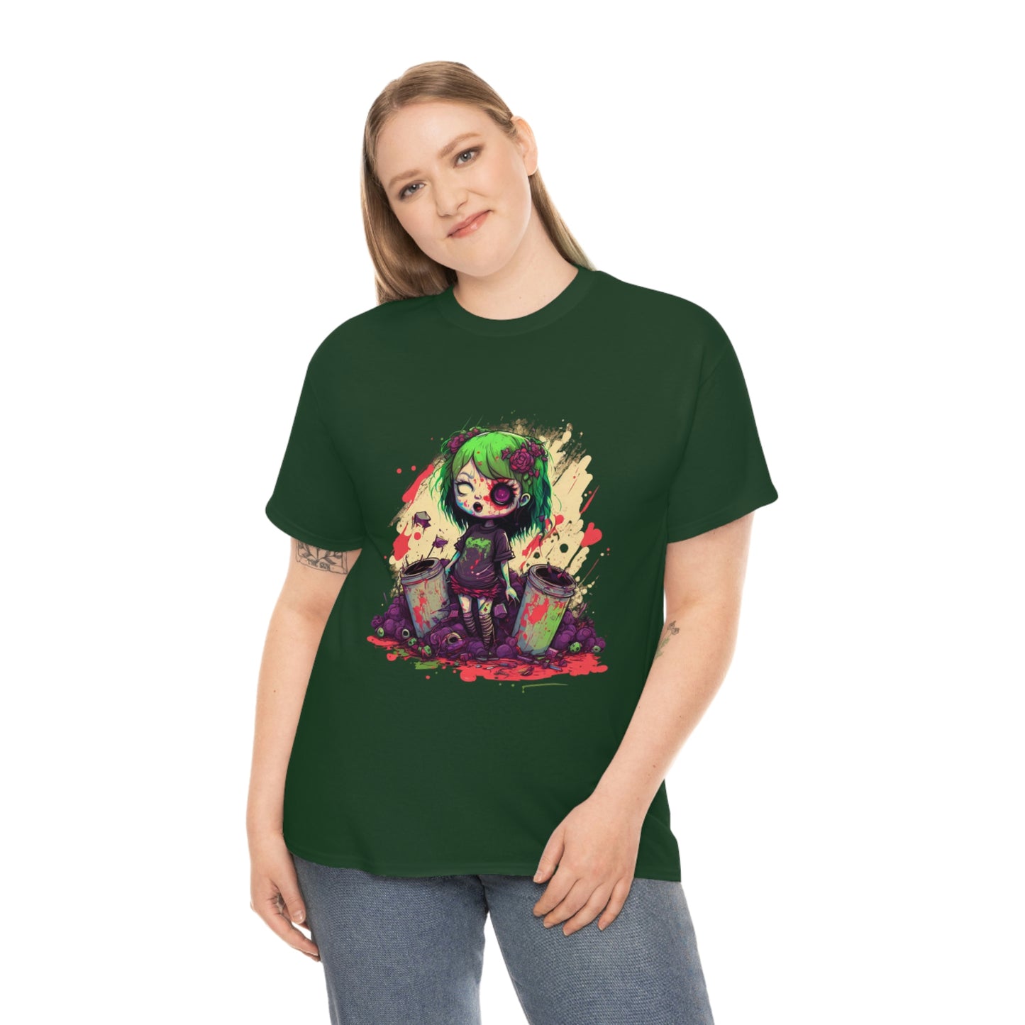 Stay Away From My Garbage Unisex Heavy Cotton Tee