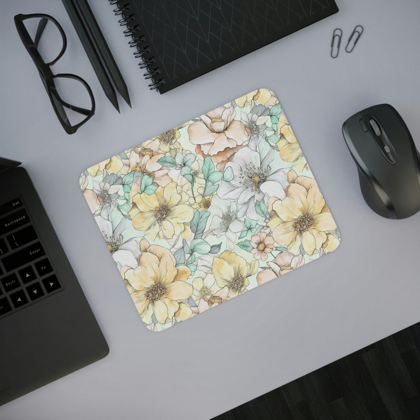 Spring Flowers Desk Mouse Pad
